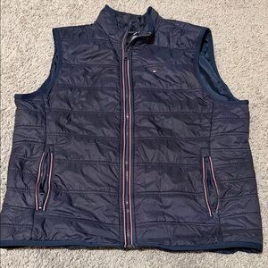Tommy Hilfiger Men's Navy Quilted Vest